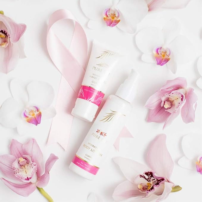 Pure Fiji Body Collection 7pacs- Bath and Body Gift Set Include - Body Mist,Coconut Crush, Body Oil, Body Butter, Soap, Body Lotion, Hand Creme - Travel Size, Scent Guava-BrightBean Baby