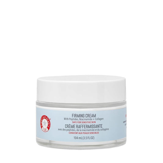 First Aid Beauty - Firming Collagen Cream with Peptides & Niacinamide, Ultra-Rich Plumping Moisturizer, Hydrates & Visibly Firms, Non-Comedogenic, Safe for Sensitive Skin, 3.5 oz-BrightBean Baby