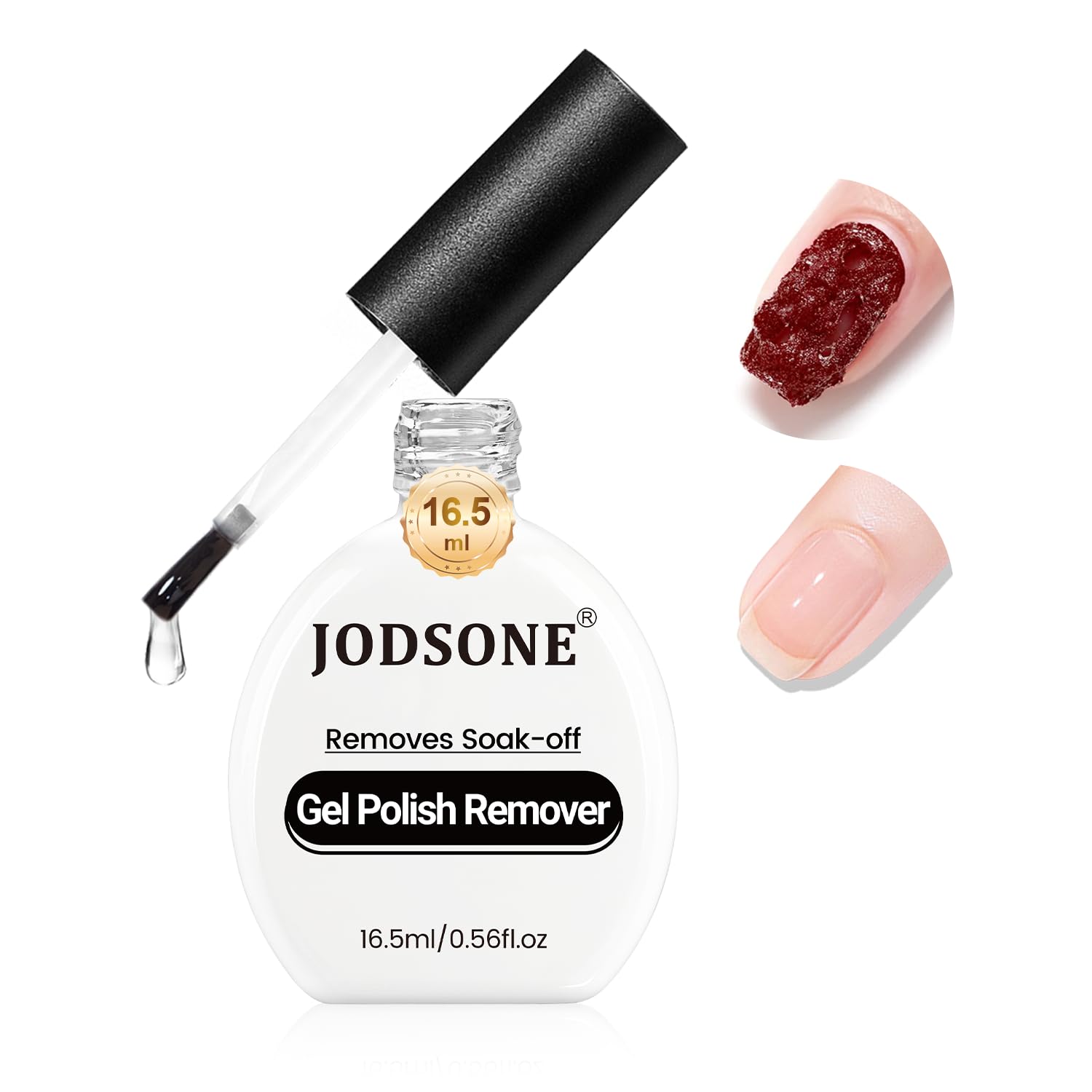 JODSONE Gel Nail Remover 16.5ml No Need Soaking or Wrapping for Nails 3-5 Minutes Effective Gel Nail Polish Remover for Quick And Easy Removal At Home-BrightBean Baby