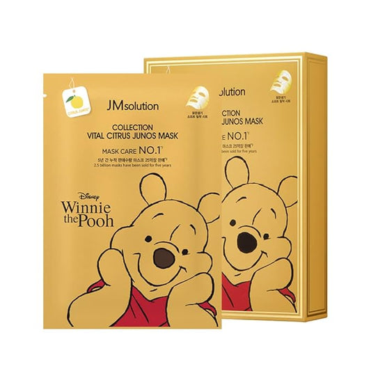 JMsolution Disney Collection Vital C mask- Brightening Elastic -Korean Skin care facial mask 10EA-BrightBean Baby