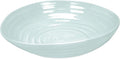 Portmeirion Sophie Conran Celadon Pasta Bowls - Set of 4, 9 Inch Fine Porcelain Ripple Design Dinnerware for Pasta, Salad & Soup - Microwave, Dishwasher, Freezer & Oven Safe