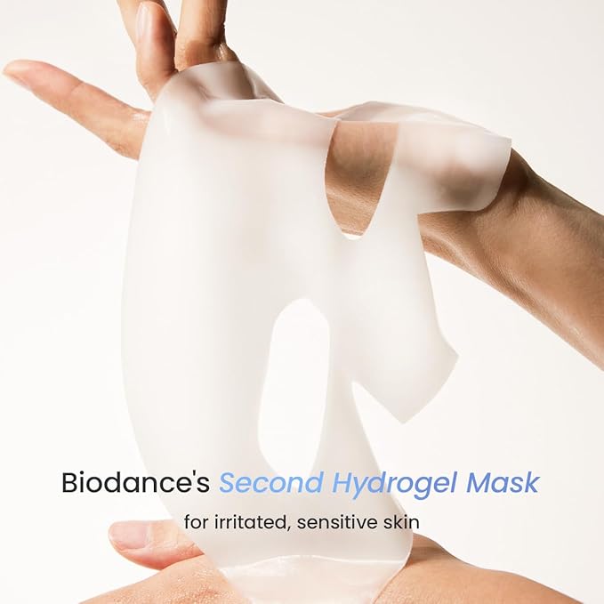 BIODANCE Hydro Cera-nol Real Deep Mask, Overnight Hydrogel Mask, Hydrating Facial Mask For Sensitive Skin, Redness Reducing & Quick Soothing Effect, Korean Skincare | 1.19oz(34g) x 4ea-BrightBean Baby