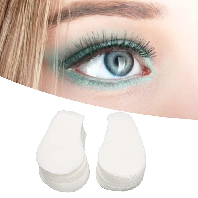 400pcs Disposable Eye Mask Paper, Moisturizing Pure Cotton DIY Sheet for Under Eye Dark Circles, Irritating DIY Eye Supplies-BrightBean Baby