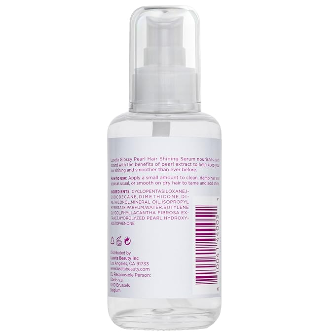 Luseta Glossy Pearl Shining Serum for Frizzy Hair Smoothing and Nourishing with Pearl Extract, Awakening Shine for Dull Hair - 3.38 oz-BrightBean Baby
