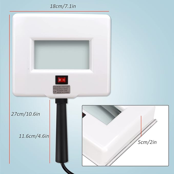 Beauty Star Woods Lamp Skin Analyzer, Professional Esthetician Supplies, Portable SPA Beauty Skin Care Tool-BrightBean Baby