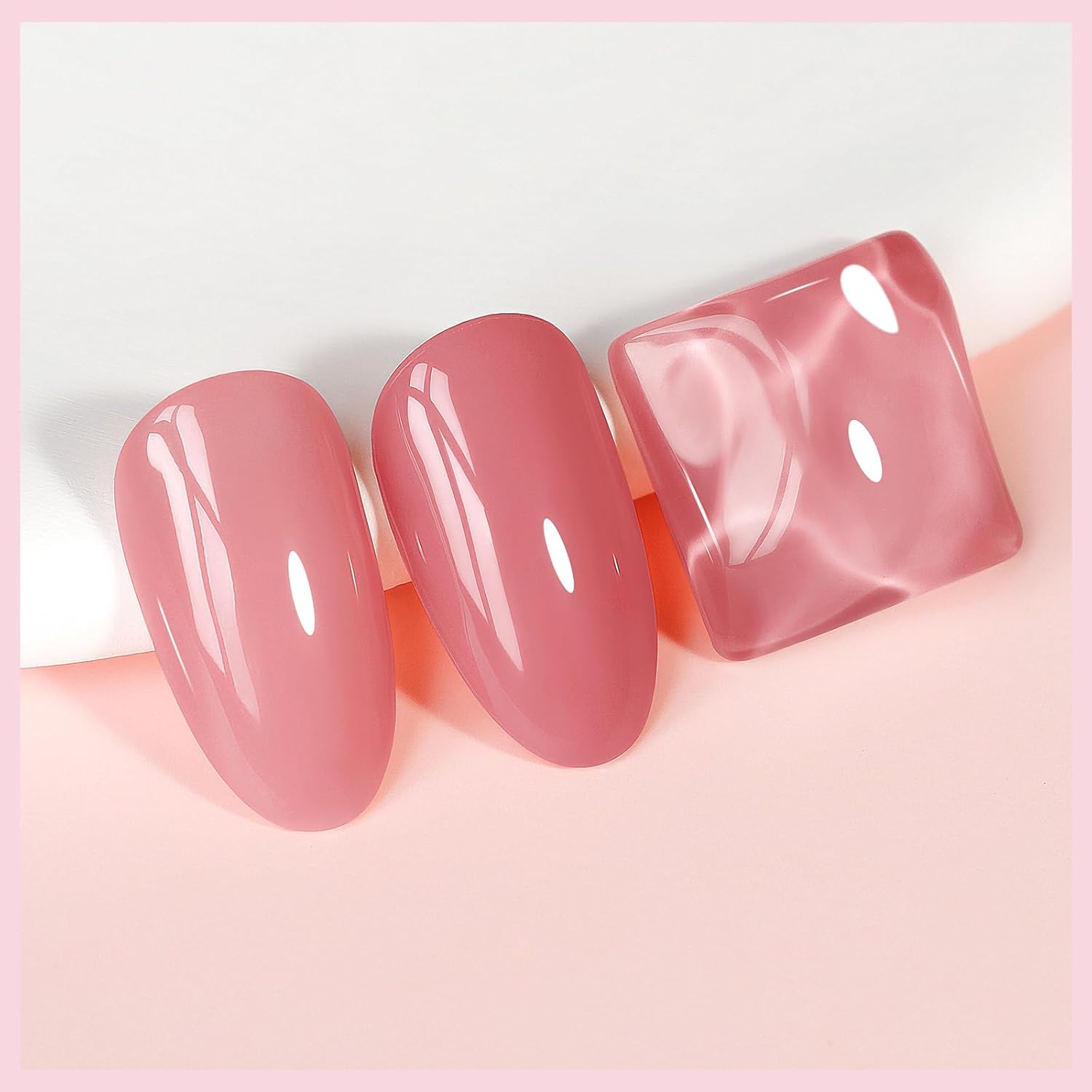 Nail Polish Quick Dry Pink Nail Lacquer Sheer Color, Regular Fast Drying Fingernail Polish Bulk Non Gel Long-Lasting DIY Salon Gift For Women-BrightBean Baby