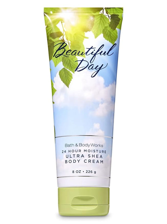 Bath & Body Works Beautiful Day Ultra Shea Body Cream 24 Hour Moisture 8 oz / 226 g-BrightBean Baby