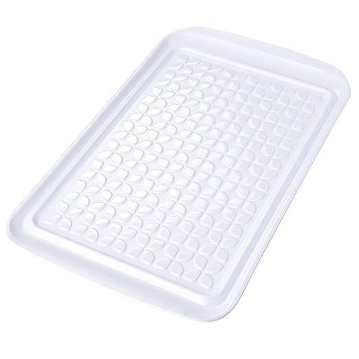 Tovolo Prep & Serve BBQ Trays Pack of 2 (Large - Black/White) - Serving Trays for Kitchen, Grill, Meal Prep, Smoker, Griddle, Barbeque, & More/BPA-Free & Dishwasher-Safe