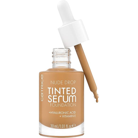 Catrice | Nude Drop Tinted Serum Foundation | Lightweight, Hydrating, Buildable Coverage | Enriched with Hyaluronic Acid & Vitamin E | Vegan & Cruelty Free (065N)-BrightBean Baby