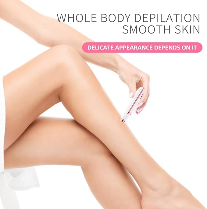 4-in-1 Electric Razor for Women - Rechargeable Painless Body & Facial Hair Remover, Bikini Trimmer for Legs, Underarm & Face, Portable Women's Shaver Set with Smooth Glide Technology-BrightBean Baby