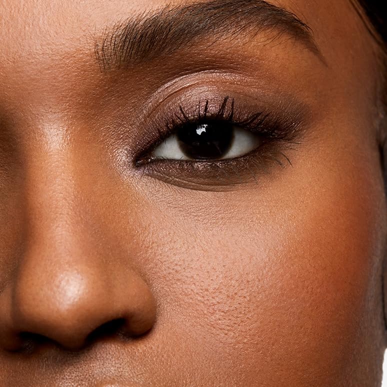 MAKE Beauty Continuum Waterproof Gel Eyeliner Pencil. Creamy, Pigmented Multi-Use, including Waterline with Built-in Sharpener and Blending Brush. Smudge-Proof Makeup. Shade - Nebula, Brown/Black-BrightBean Baby