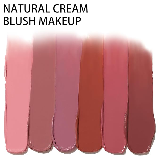 2Pcs Cream Blush Makeup Stick,Monochromatic Multi-Stick Face Blush for Cheek,Lip and Eye,Matte and Dewy Finish for Long Wearing,Easy Application.HOTLINE-BrightBean Baby