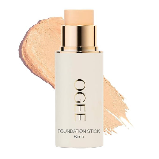 Ogee Sculpted Complexion Foundation Stick (Birch 0.25N - Fair, Neutral Undertones) Full Coverage Foundation Makeup - Instantly Balance & Even Complexion - 70% Organic Ingredients-BrightBean Baby
