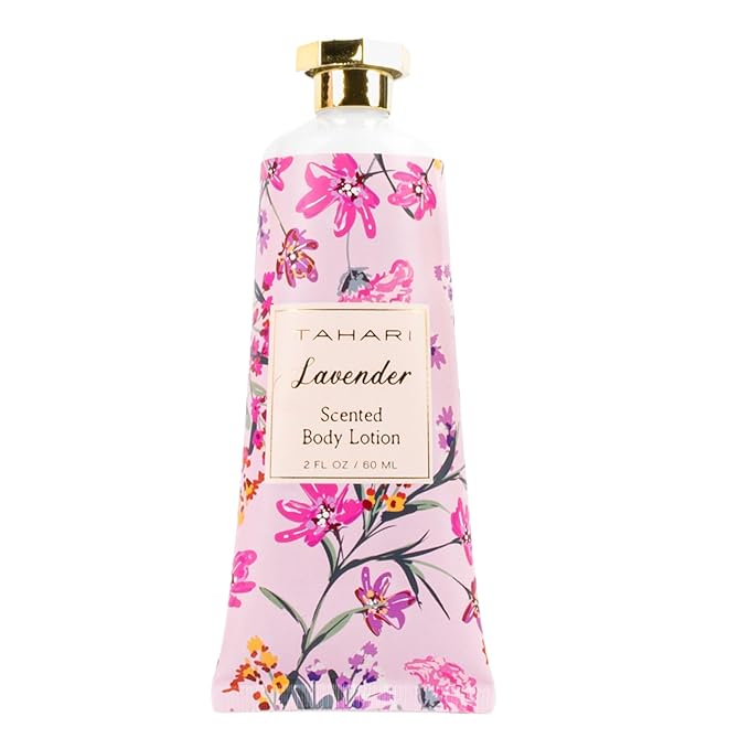 Tahari Spa Gift Set for Women, Lavender Spa Set, Bath Kit for Women Gift Set Includes Body Lotion, Body Wash, Body Scrub, Lotion Gift Set for Women, Birthday Gifts For Women-BrightBean Baby