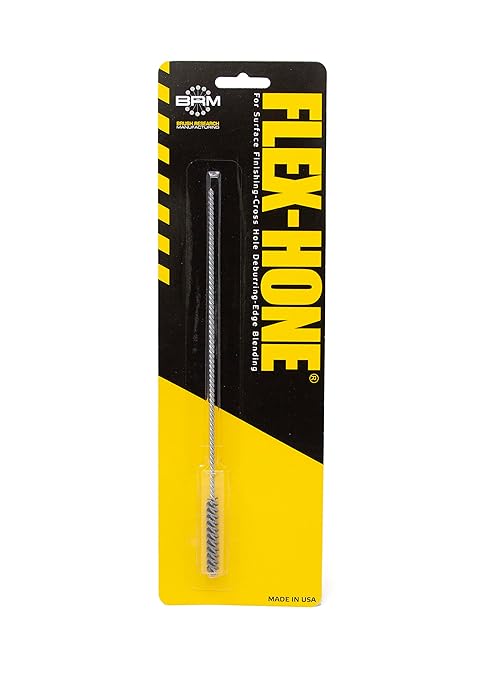 Brush Research BC6M600 FLEX-HONE®, 0.236" (6mm) Diameter, 600 Grit, Silicon Carbide, for Mild Steel, Stainless Steel, Cast Iron and Softer Ferrous Materials