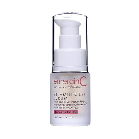 emerginC Vitamin C Eye Serum 12% - Gentle Eye Serum with Chamomile + Grape Seed Extract to Target the Appearance of Fine Lines, Puffiness + Pigmentation (0.5 oz, 15 ml)-BrightBean Baby