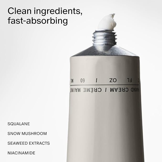 Salt & Stone Hand Cream for Women & Men | Santal & Vetiver | Hydrates, Nourishes & Softens Skin | Restores Dry Cracked Hands | Fast-Absorbing | Cruelty-Free & Vegan (2 fl oz)-BrightBean Baby