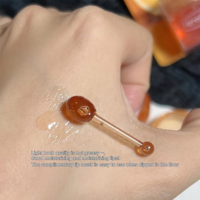 2PCS Bee Lip Balm Honey Pot,Honey Jam Lip Mask,Lip Exfoliating Bee Balm,Lip Exfoliating Bee Balm,Jelly Honey Pot Lip Mask,Hydrating & Prevention Dry and Cracked Lip Scrubs Exfoliator-BrightBean Baby