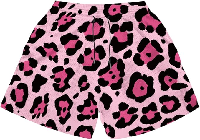 Fashion Funny Animal Printing Swim Trunks 5 inch Inseam Quick Dry Active Board Shorts for Men-BrightBean Baby