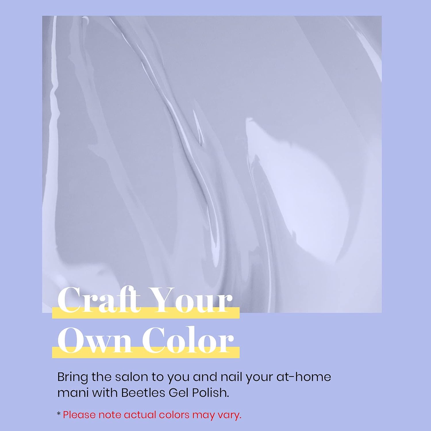 Beetles Gray Gel Nail Polish, 15ml Fall Grey Gel Polish Soak Off UV LED Nail Lamp Nail Art Manicure Salon DIY Home 0.5Oz Nail Polish for Women-BrightBean Baby