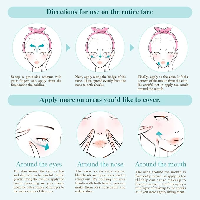 Smooth Skin Cover Foundation Primer 20g Pores Makeup Concealer Cream Coverage Japanese Waterproof Makeupbase-BrightBean Baby