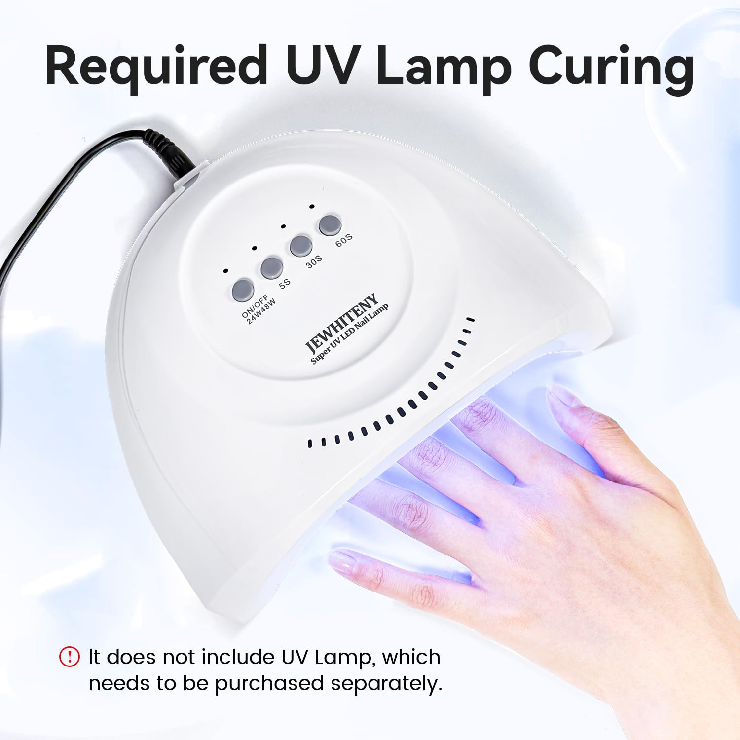 JEWHITENY 10ML Top Coat Nail Polish High Gloss Shine Finish No Wipe No Dip Long Lasting Gel Nail Polish Professional DIY Need U V Lamp Curing-BrightBean Baby