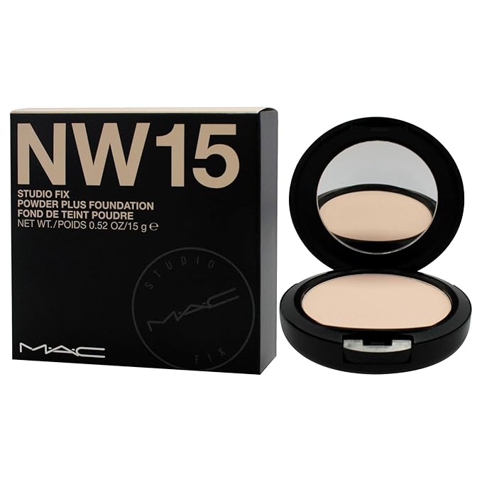 Mac Studio Fix Powder Plus Foundation Nw15 0.52 Ounce-BrightBean Baby