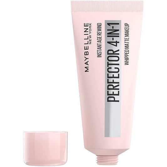 Maybelline Instant Age Rewind Instant Perfector 4-In-1 Matte Makeup, 04 Medium/Deep, 1 Count-BrightBean Baby