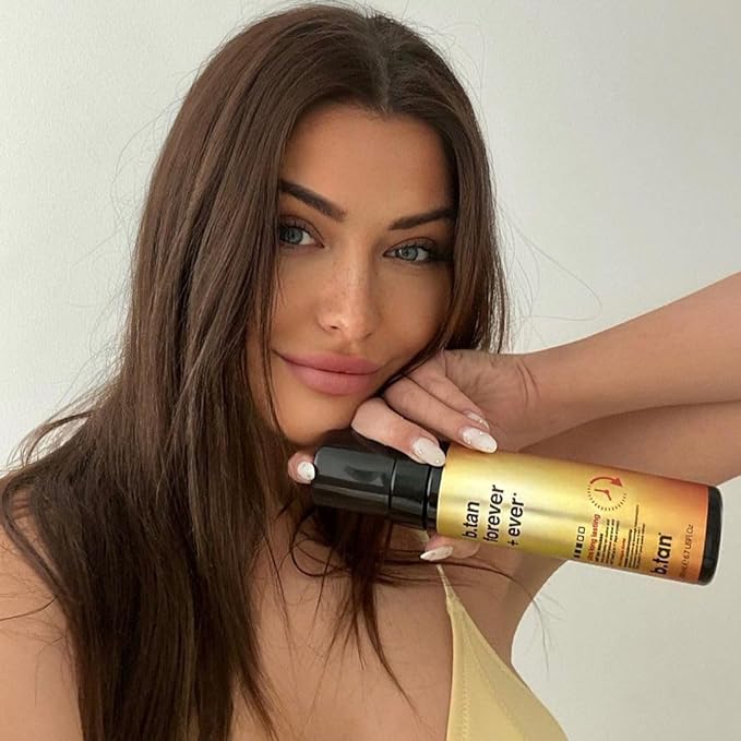 b.tan Ultra Long Lasting Self Tanner Mousse | Forever & Ever - Lasts Up to 11 Days, Fast, 1 Hour Express Sunless Tanning Foam, No Fake Tan Smell, Dark Bronze Glow, Vegan, Cruelty Free, 6.7 Fl Oz-BrightBean Baby