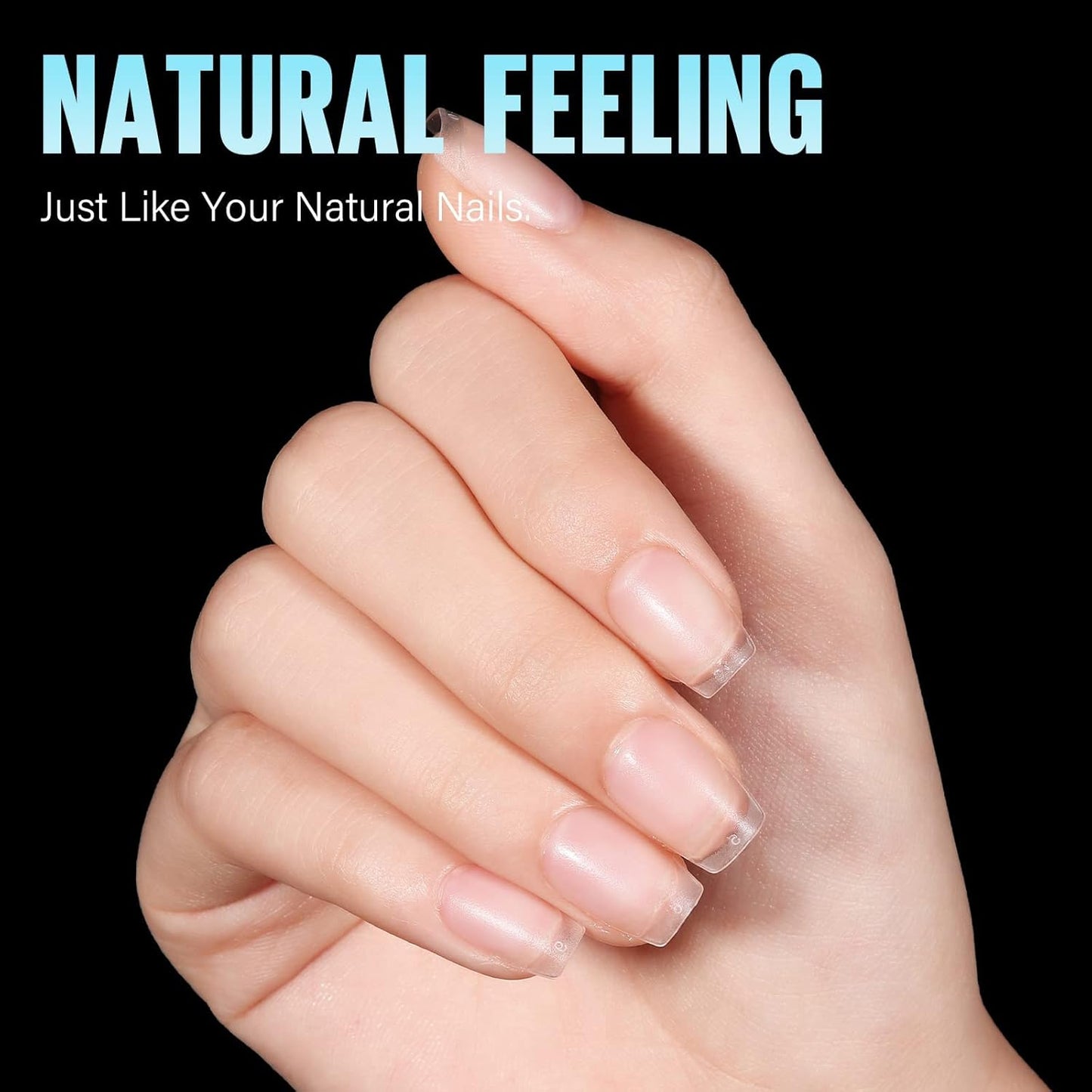 TOMICCA Extra Short Coffin Nail Tips, 240Pcs Full Cover Acrylic Fake nails for Extension Manicure, 15 Sizes Easy Use Soft Pre Shaped Gel Nail Tips for Home DIY and gifts women-BrightBean Baby