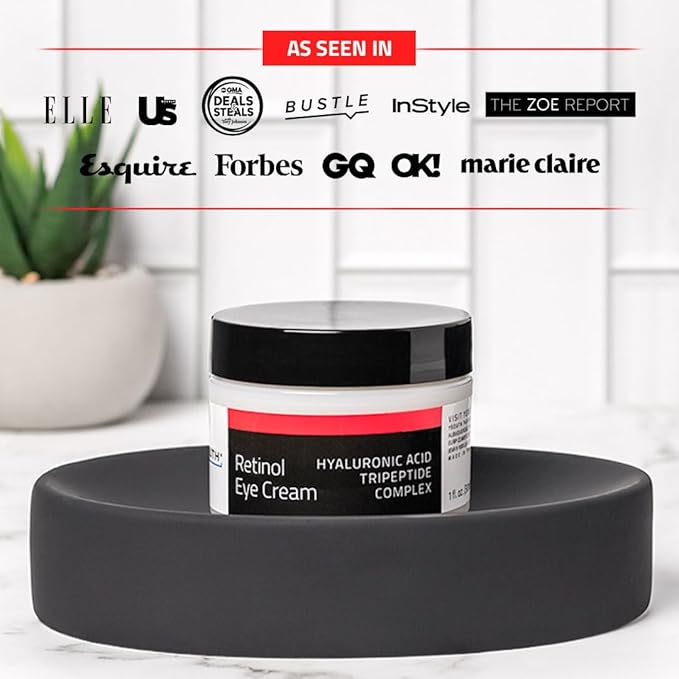 YEOUTH Retinol Eye Cream with Hyaluronic Acid, Hydrating Under Eye Cream for a Refreshed Appearance, Retinol Cream for Face, Eye Care 2oz-BrightBean Baby