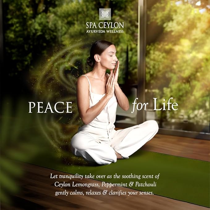 SPA CEYLON Peace Hand and Body Lotion | Calming Herbal Moisturizer with Coconut, Almond & Lemongrass | Gentle & Soothing for All Skin Types-BrightBean Baby