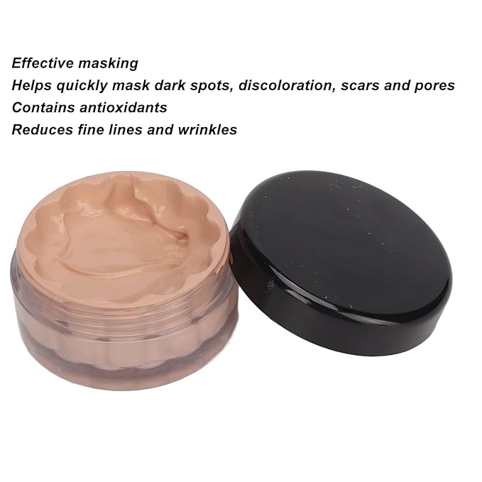 Color Correcting Concealer Cream, Makeup Face Concealer Brighten Skin Colour Moisturising Lasting Oil Control Coverage Concealer,Professional Makeup Corrector 12ml (02)-BrightBean Baby