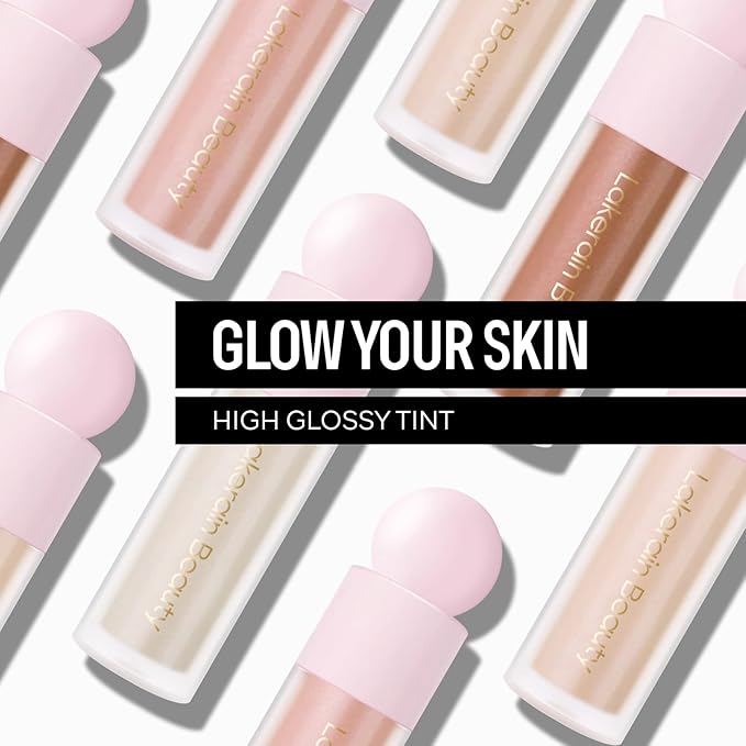 KYDA Liquid Highlighter, Moisturizing Liquid Illuminator for Face & Body, High Glossy Finish, Natural Glow Liquid Luminizer, Silky Creamy, Lightweight Blendable, by Ownest Beauty-#01-BrightBean Baby