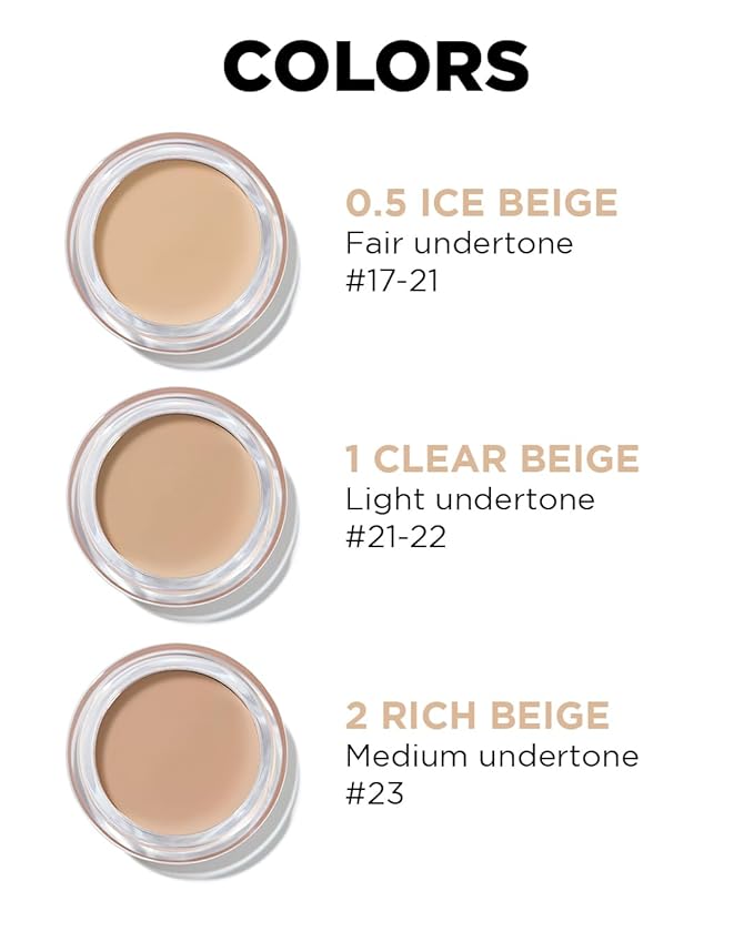 THESAEM Cover Perfection Pot Concealer #01 Clear Beige - High Adherence & Coverage Balm, Conceals Blemish & Acne Spots, Matte Finish Sebum Control for Oily and Combination Skin-BrightBean Baby