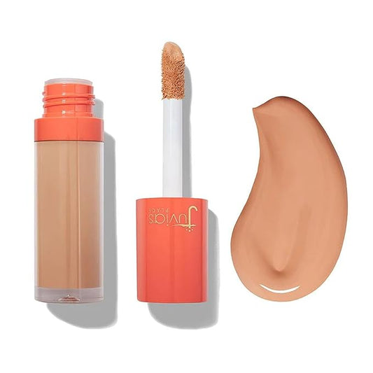 Juvia's Place I Am Magic Liquid Concealer - J17 Medium-tan w/Warm Undertone/0.34 fl oz, Full Coverage Concealer, Makeup Concealer, Hydrating Concealer, Waterproof Concealer, Long Wear Concealer-BrightBean Baby
