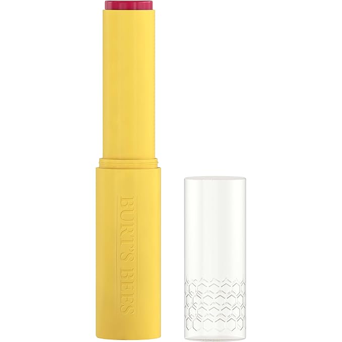 Burt’s Bees Back to School Gift Ideas, Tinted Boosted Balm, Cheeky Cherry, Hydrating Tinted Lip Balm with Vitamin C, E, and F Core, 24 Hour Lip Moisturizer, 100% Natural Origin, 1 Count, 0.16oz-BrightBean Baby