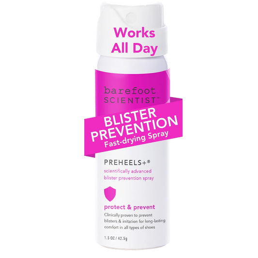 Barefoot Scientist PreHeels+ Blister Prevention Spray, Innovative Invisible Protective Barrier Against Blisters-BrightBean Baby