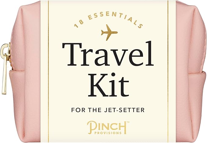 Pinch Provisions Travel Kit, includes 18 Must-Have Emergency Essential Items for Travelling, Ideal Road Trip or Airport Gift for Friends, Family & Peers, Portable Pouch-BrightBean Baby