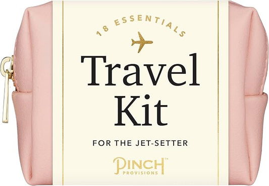Pinch Provisions Travel Kit, includes 18 Must-Have Emergency Essential Items for Travelling, Ideal Road Trip or Airport Gift for Friends, Family & Peers, Portable Pouch-BrightBean Baby