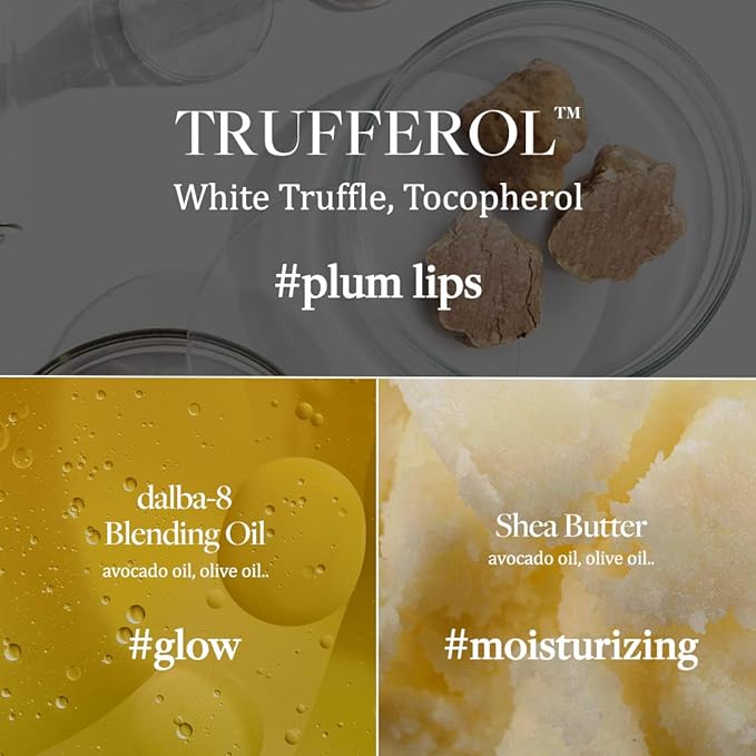 d’Alba Italian White Truffle Nourishing Serum Lip Butter, Vegan Skincare, Hydrating Lip Care with White Truffles for All Skin Types, Glowy Finish, Safe for Sensitive Skin…-BrightBean Baby