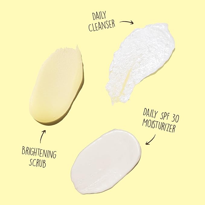 Sun Bum Skin Care Travel Essentials Kit | Cleanse, Brighten, Moisturize, Protect with Daily Cleanser, Brightening Face Scrub, and Daily Sunscreen Moisturizer | Includes Aloha Collection Travel Pouch-BrightBean Baby