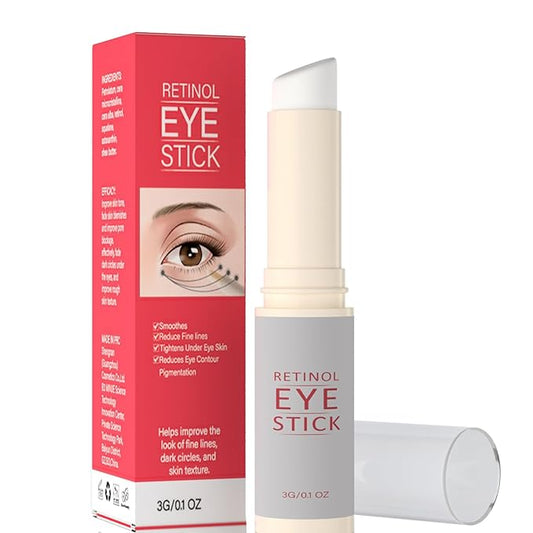1Pcs Retinol Eye Stick, Retinol Under Eye Cream for Puffiness and Dark Circles, Hydrating Eye Cream Anti Aging for Enhanced Under Eye Nourishment.-BrightBean Baby