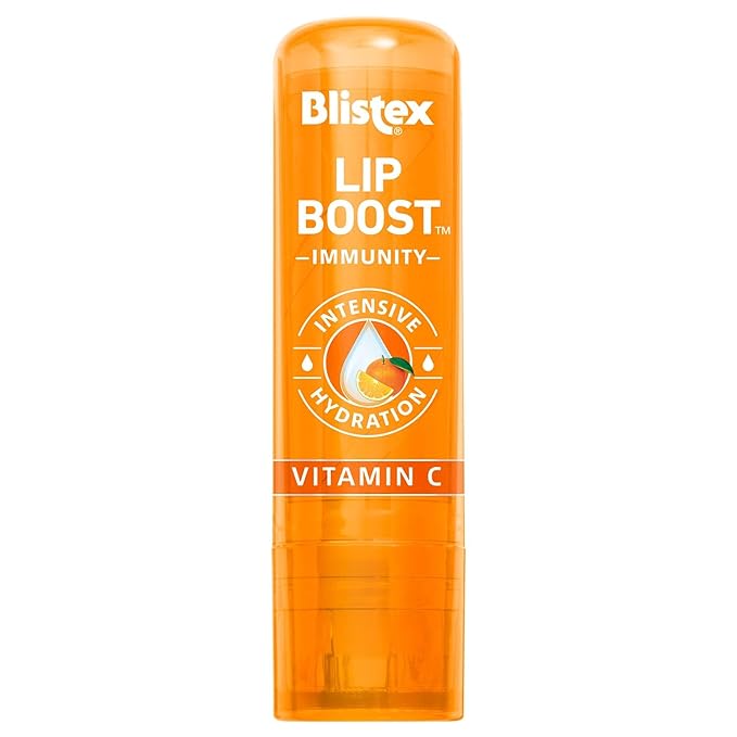 Blistex Lip Boost Immunity, Lip Balm, Intensive Hydration, Vitamin C, Coconut Oil & Beeswax, Moisturizer (Pack of 2)-BrightBean Baby