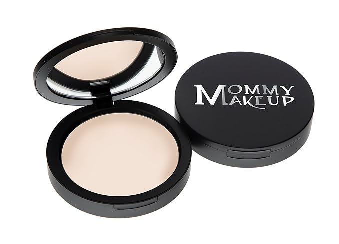Mineral Dual Powder in Lullaby (Light) | 4-in-1 Pressed Mineral Foundation with SPF 15 for Flawless Glow & Soft Looking Skin | Oil Free, Talc Free, Gluten Free | 0.45 Oz | by Mommy Makeup-BrightBean Baby