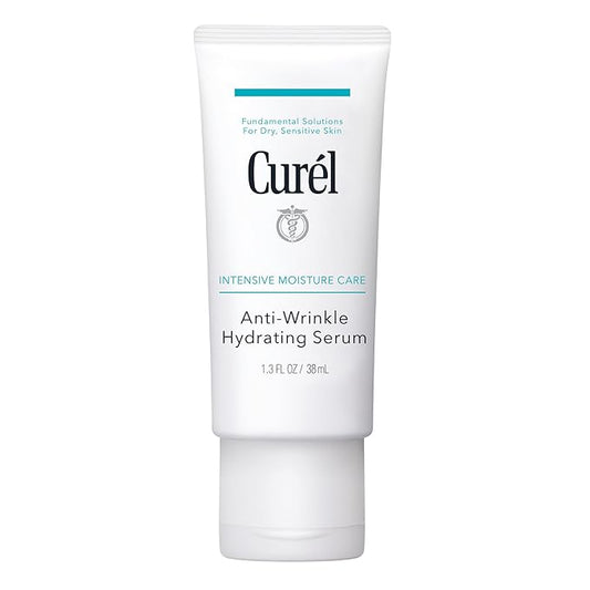 Curel Japanese Skin Care, Anti-Wrinkle Hydrating Serum, Lightweight Serum, Fragrance Free & Colorant Free, For Sensitive Skin, 1.3 Oz-BrightBean Baby
