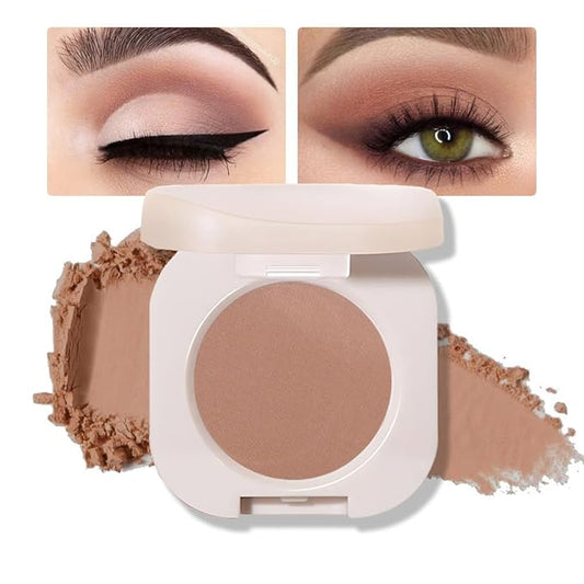 Pressed Single Matte Eyeshadow Palette, Brown eyeshadow For Old Women, Pigmented Waterproof Sombras Para Ojos, Single Pressed Powder Vegan, Talc, Paraben & Cruelty Free(05)