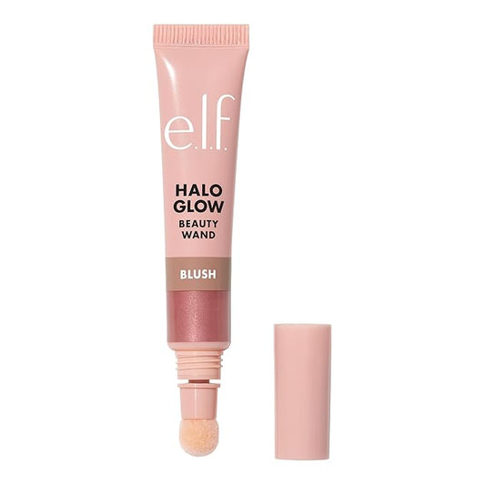 e.l.f. Halo Glow Blush Beauty Wand, Liquid Blush Wand For Radiant, Flushed Cheeks, Infused With Squalane, Vegan & Cruelty-free, Pink-Me-Up-BrightBean Baby