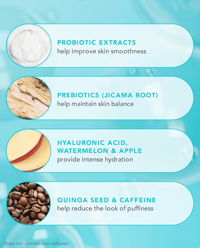 TULA Skin Care Eye Feel Amazing Cooling & Brightening Hydrogel Eye Masks - Fights Puffiness & Soothes Undereyes, Contains Hyaluronic Acid & Niacinamide, Caffeine & Chamomile, 4 packettes, 0.10 oz.-BrightBean Baby