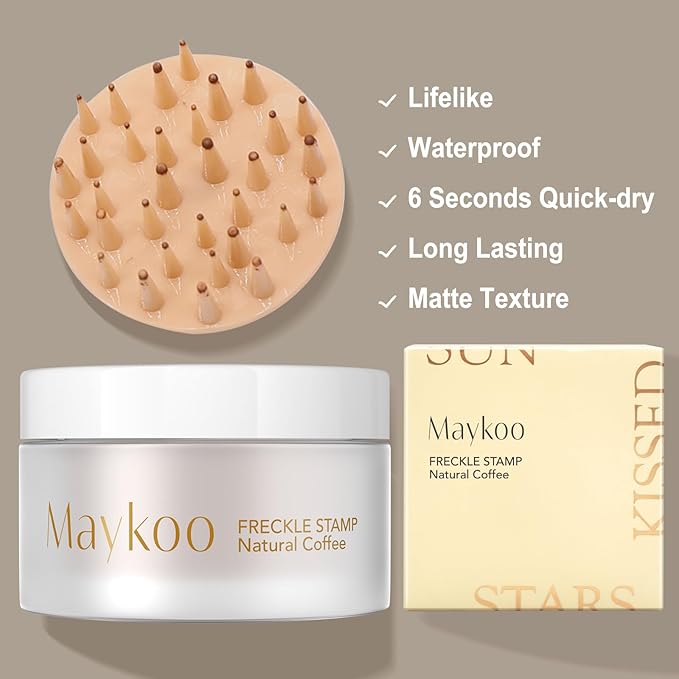 Freckle Pen Natural Like, Freckle Stamp Freckles Makeup, Fake Freckles Stamp Air Cushion, Magic Freckle, Natural Coffee, 15 g-BrightBean Baby